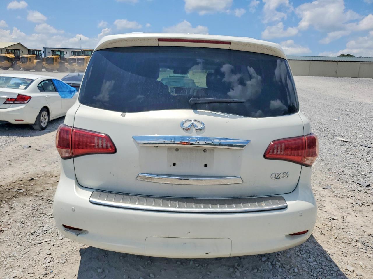 2012 Infiniti Qx56 Base White vin: JN8AZ2NE0C9023311