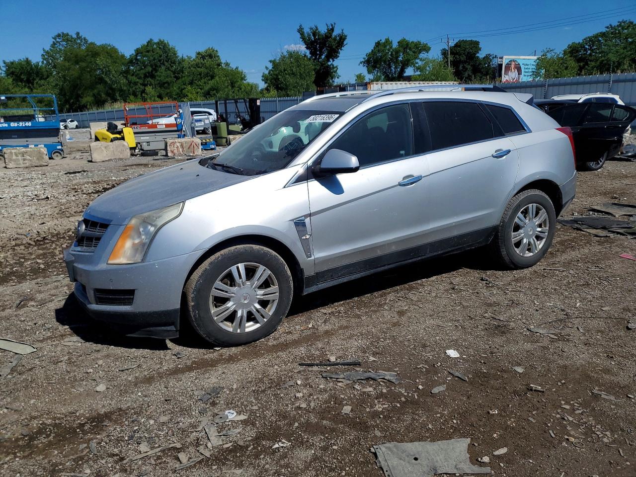 2010 Cadillac Srx Luxury Collection Silver vin: 3GYFNAEYXAS563626