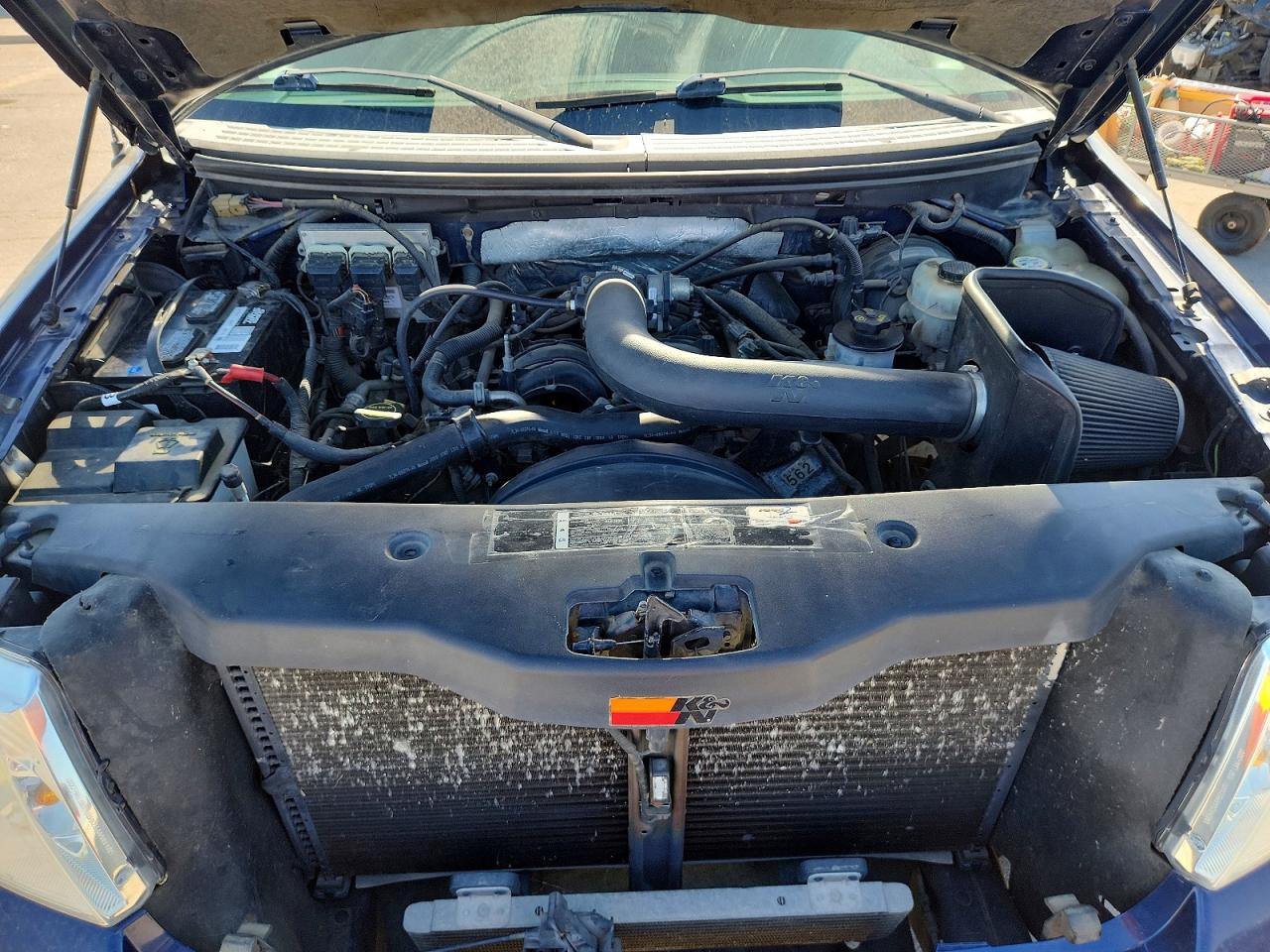 2007 Ford F150 Blue vin: 1FTPX14537NA04479
