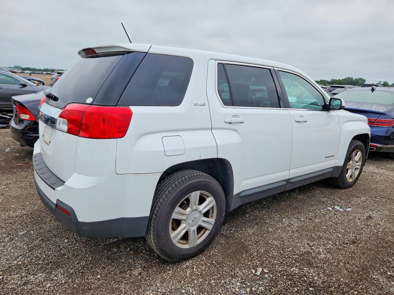 2015 Gmc Terrain Sle White vin: 2GKALMEK1F6254463