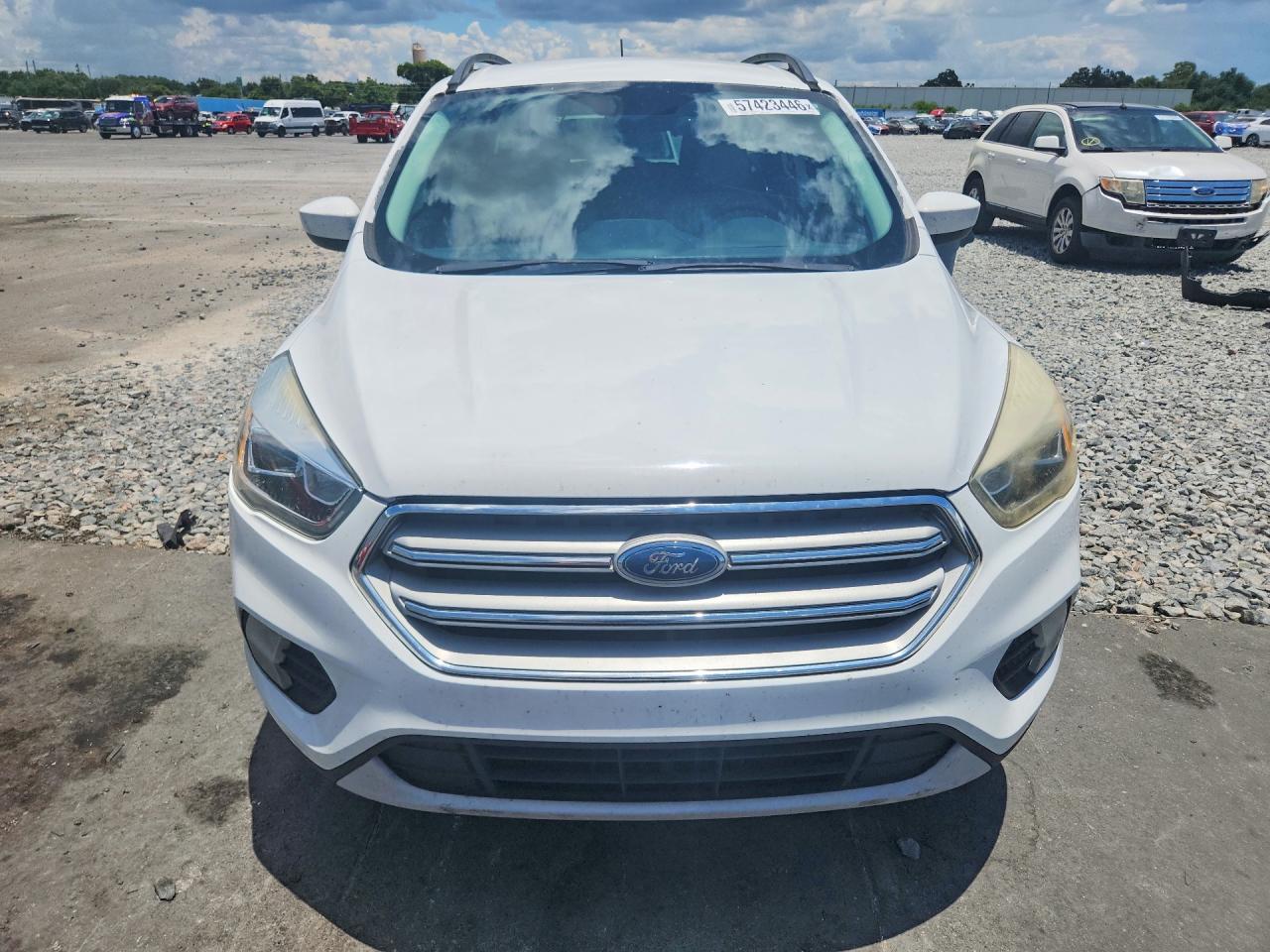 2018 Ford Escape Sel White vin: 1FMCU0HD6JUB20528