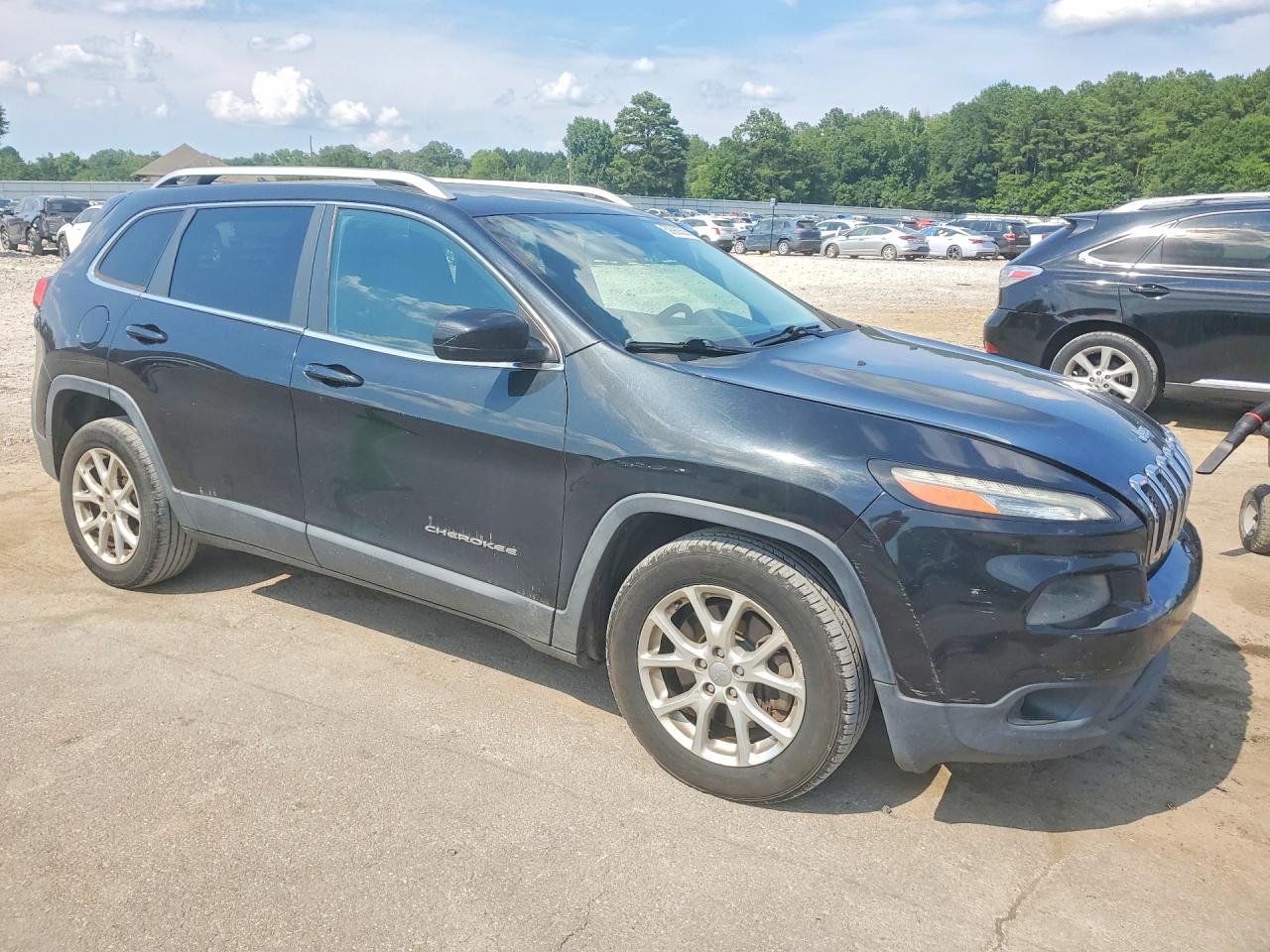 2014 Jeep Cherokee Latitude Black vin: 1C4PJLCS6EW265617