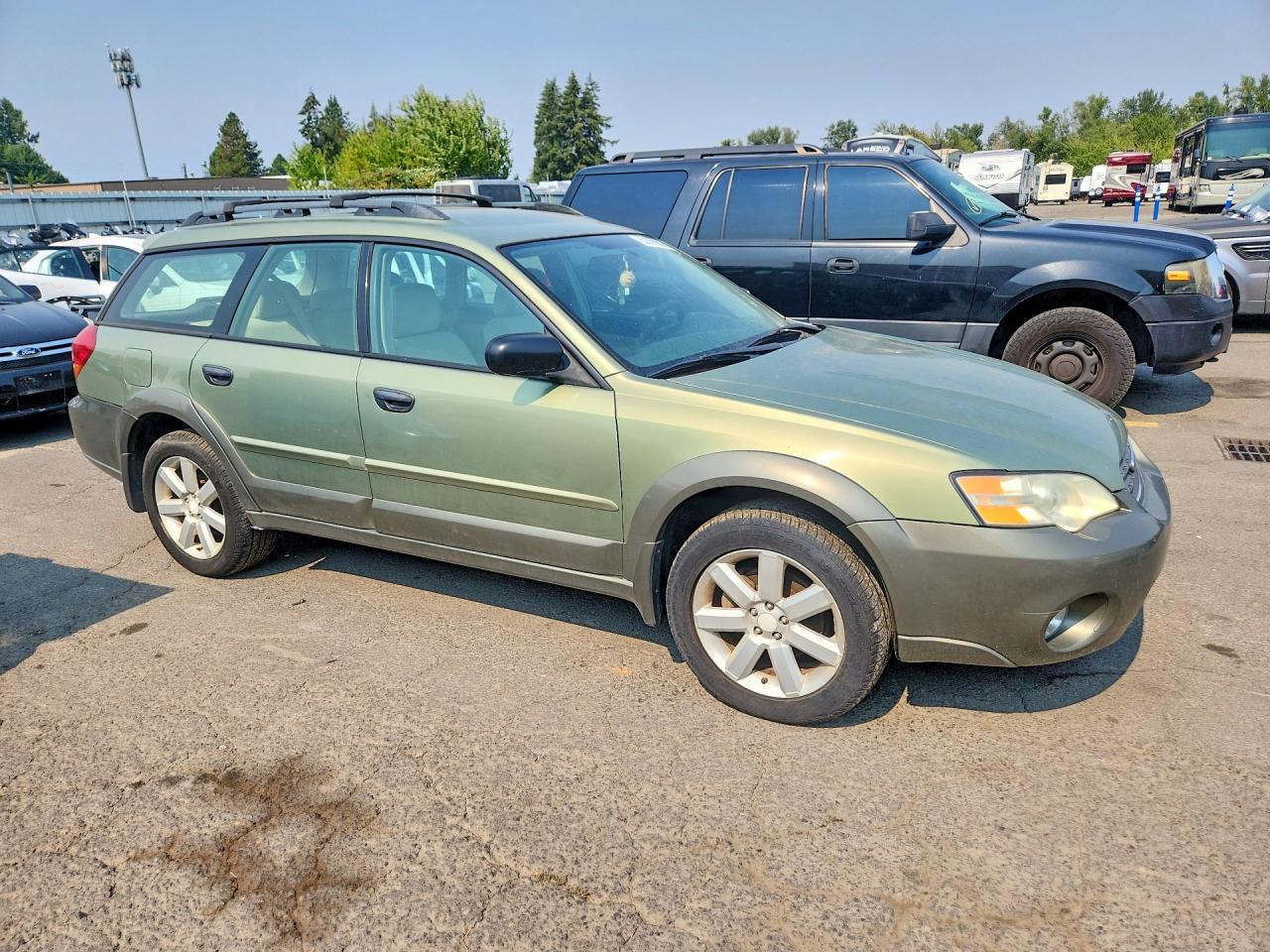 2007 Subaru Outback Outback 2.5i Green vin: 4S4BP61C776325635