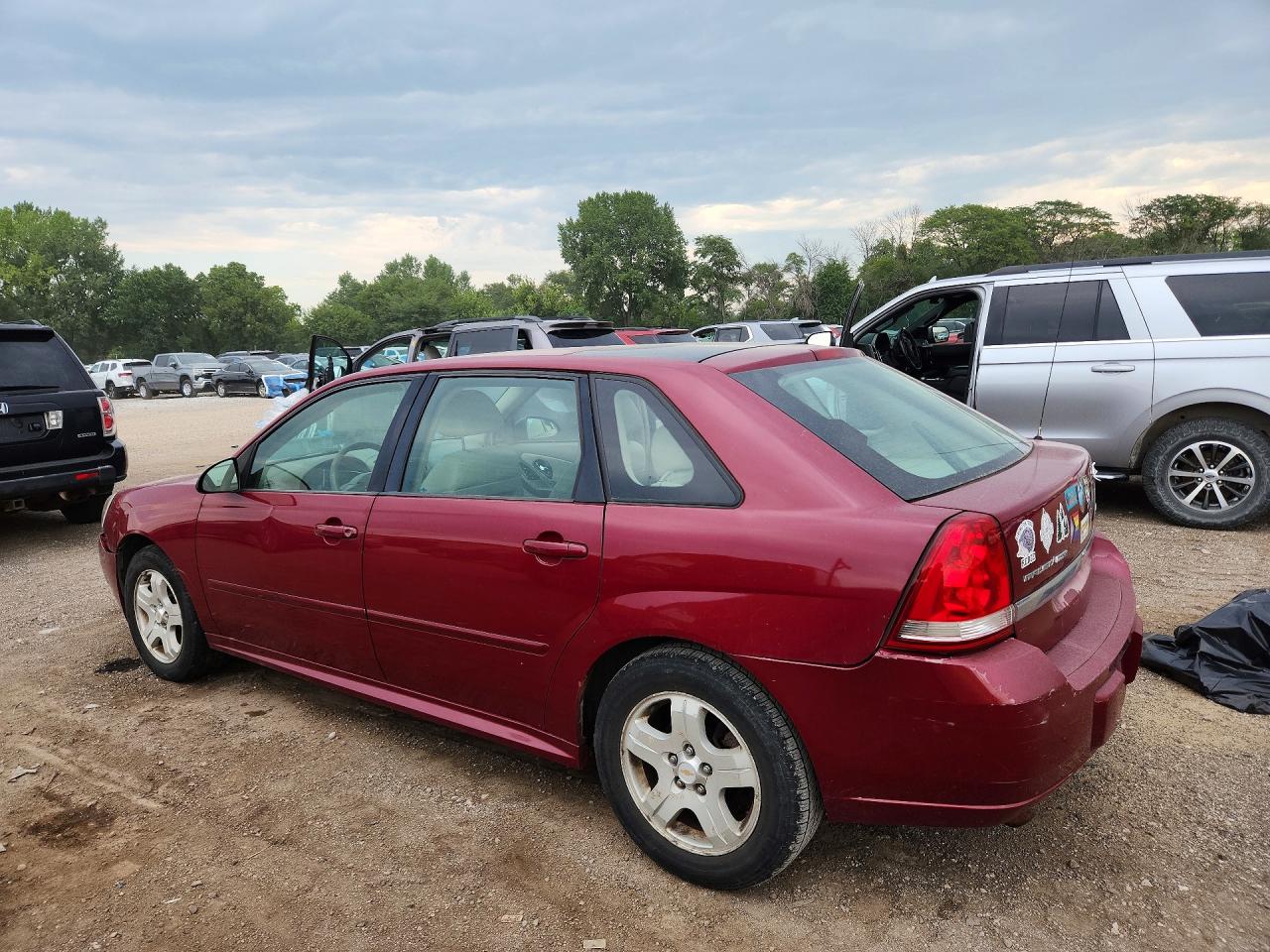2004 Chevrolet Malibu Maxx Lt Burgundy vin: 1G1ZU64814F240670