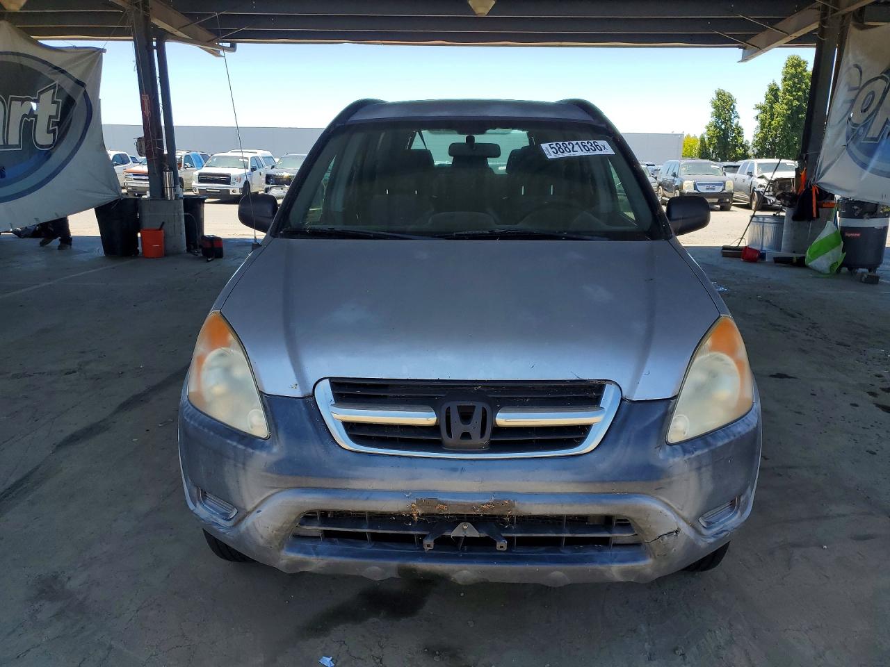 2002 Honda Cr-v Lx Silver vin: JHLRD68412C016721