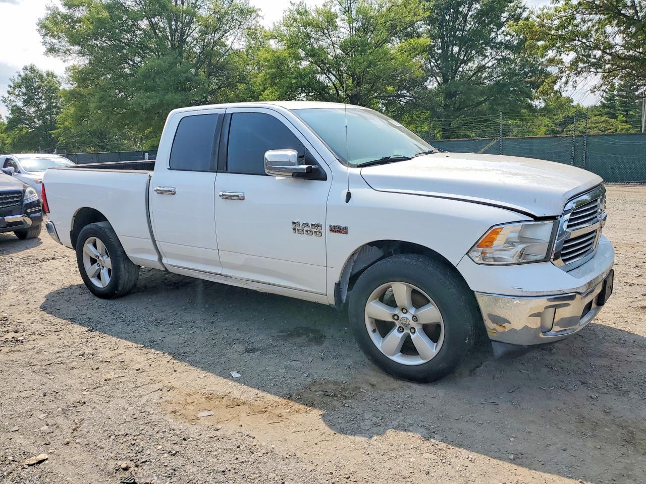 2014 Ram 1500 Slt White vin: 1C6RR7GT0ES325384