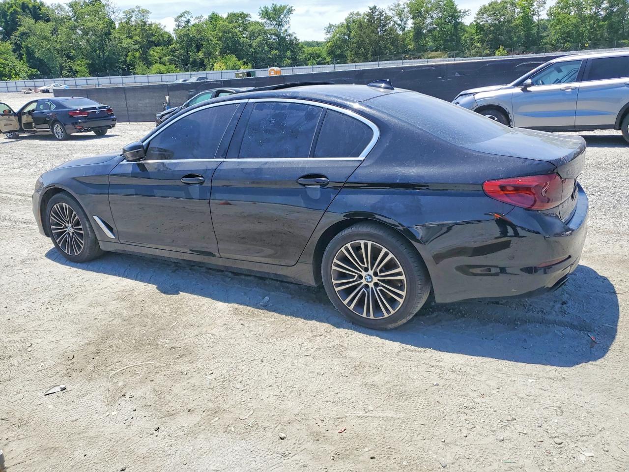 2019 Bmw 540 I Black vin: WBAJE5C57KWA98793