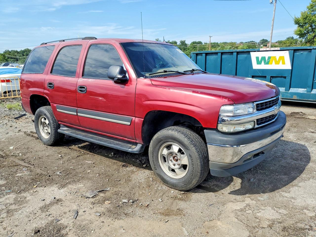 2005 Chevrolet Tahoe K1500 Burgundy vin: 1GNEK13T85J153889