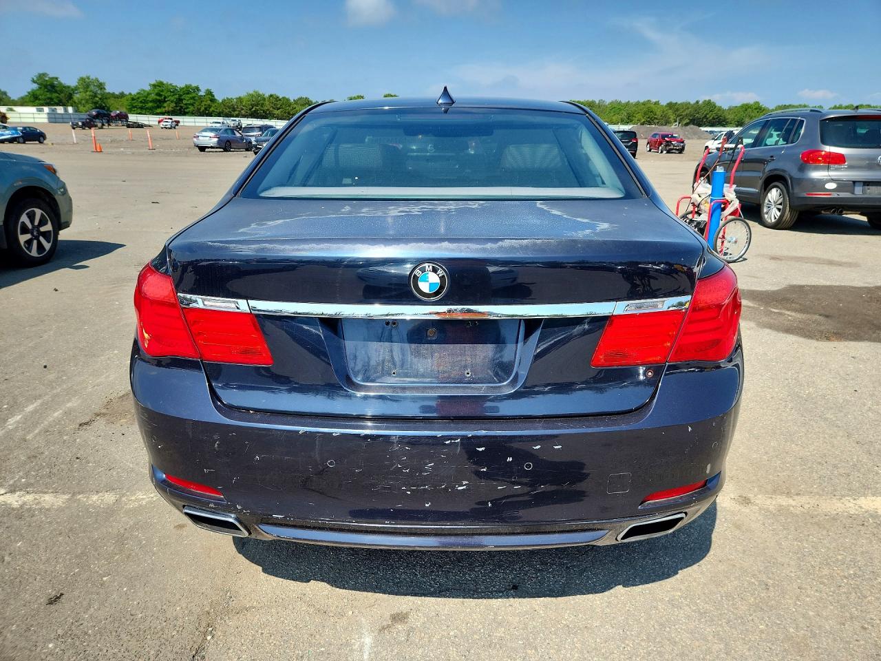 2012 Bmw 750 Lxi Синий vin: WBAKC8C54CC436680