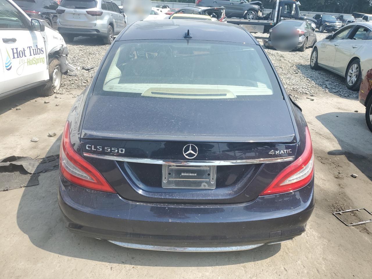 2012 Mercedes-benz Cls 550 4matic Синий vin: WDDLJ9BB2CA044941