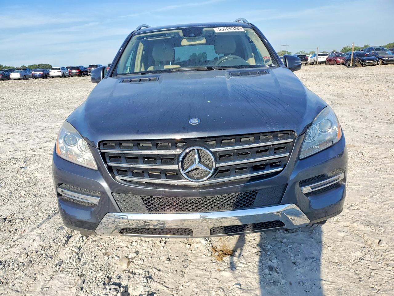 2013 Mercedes-benz Ml 350 Gray vin: 4JGDA5JBXDA146980