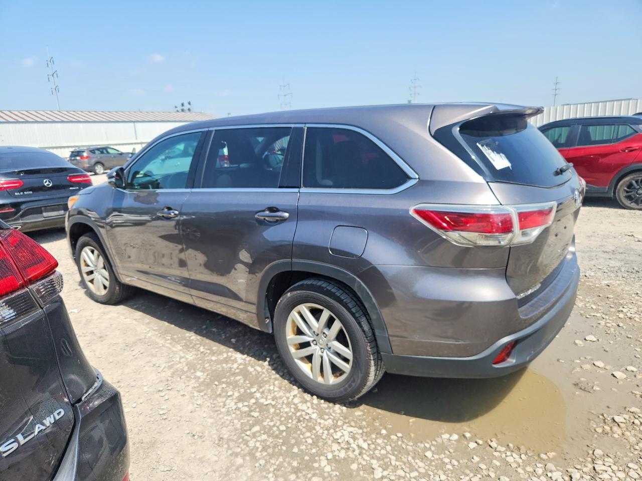 2014 Toyota Highlander Le Gray vin: 5TDZARFH3ES005803