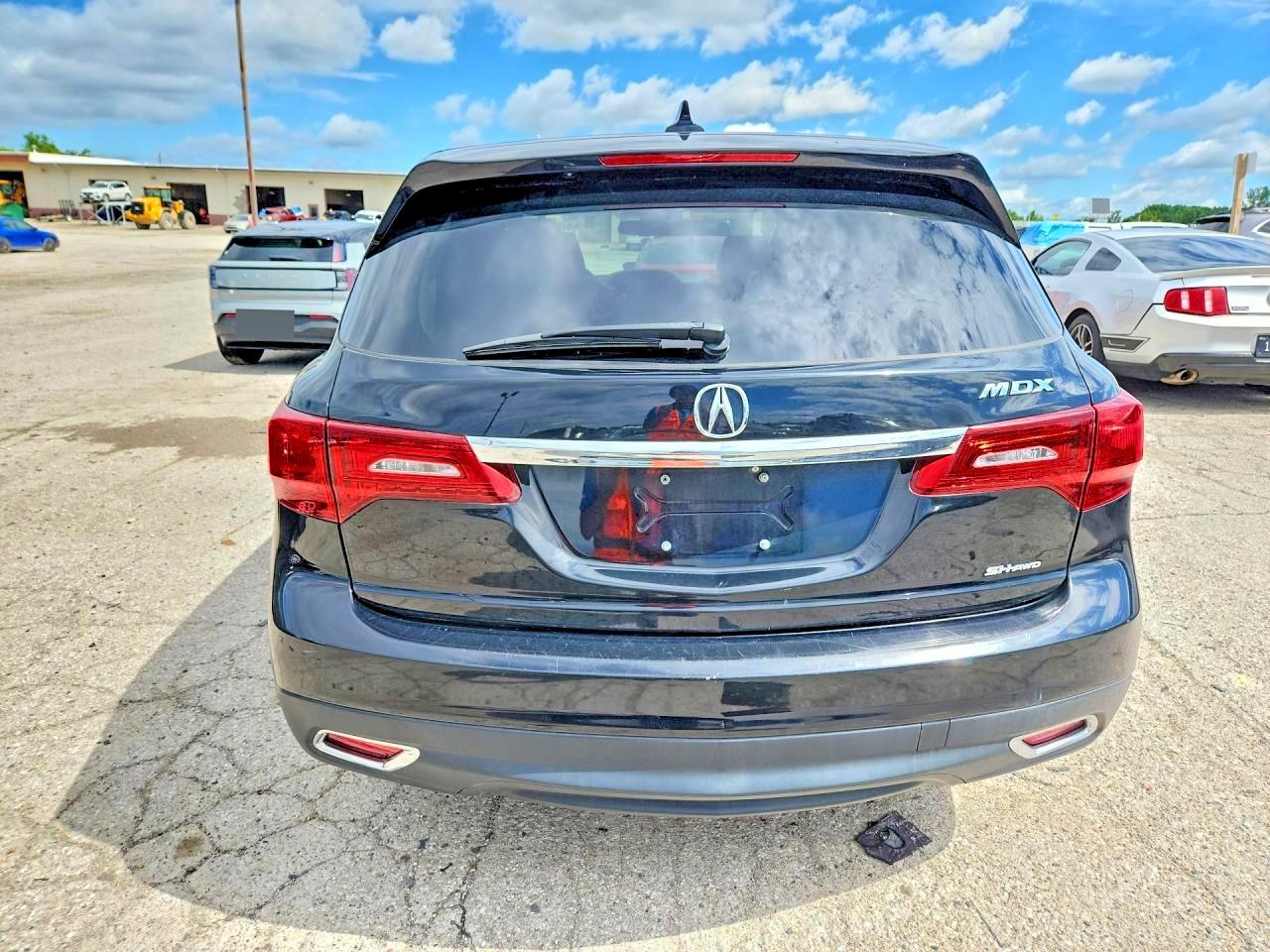 2014 Acura Mdx Technology Black vin: 5FRYD4H68EB010371