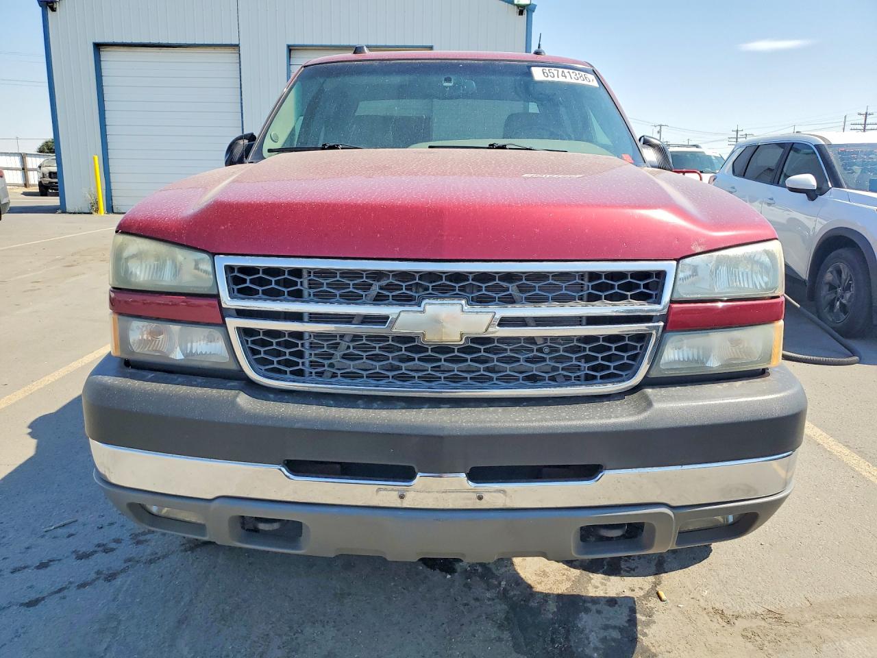 2005 Chevrolet Silverado K2500 Heavy Duty Burgundy vin: 1GCHK23U75F875071