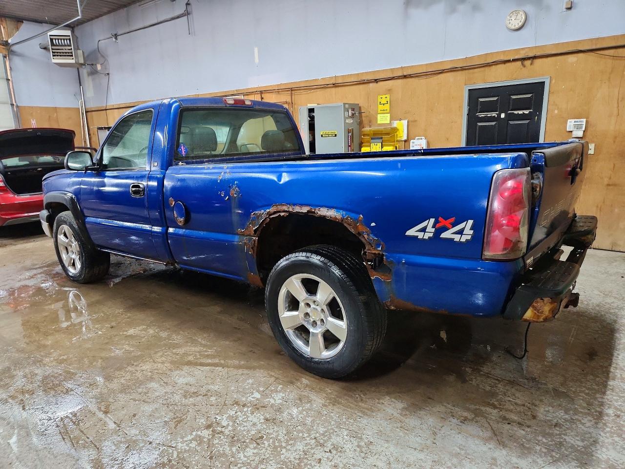 2003 Chevrolet Silverado K1500 Blue vin: 1GCEK14X03Z120197