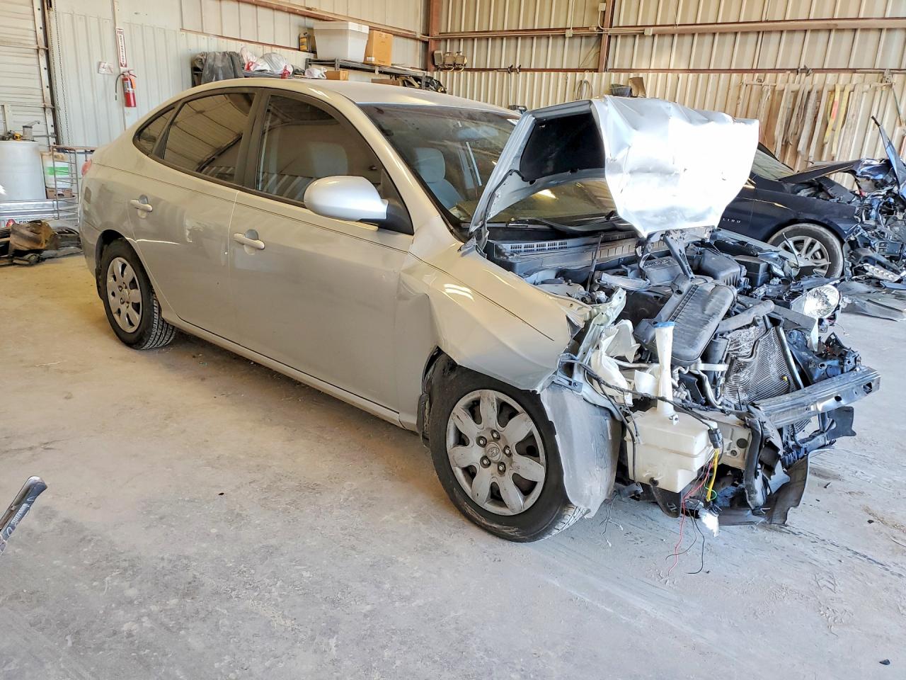 2008 Hyundai Elantra Gls Silver vin: KMHDU46D08U430621