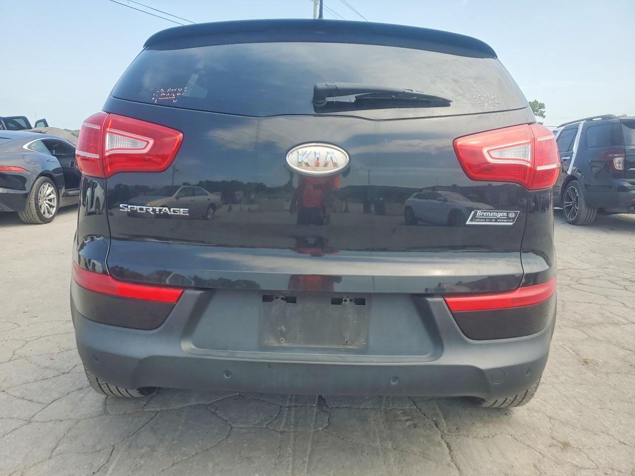 2011 Kia Sportage Lx Black vin: KNDPBCA22B7077764