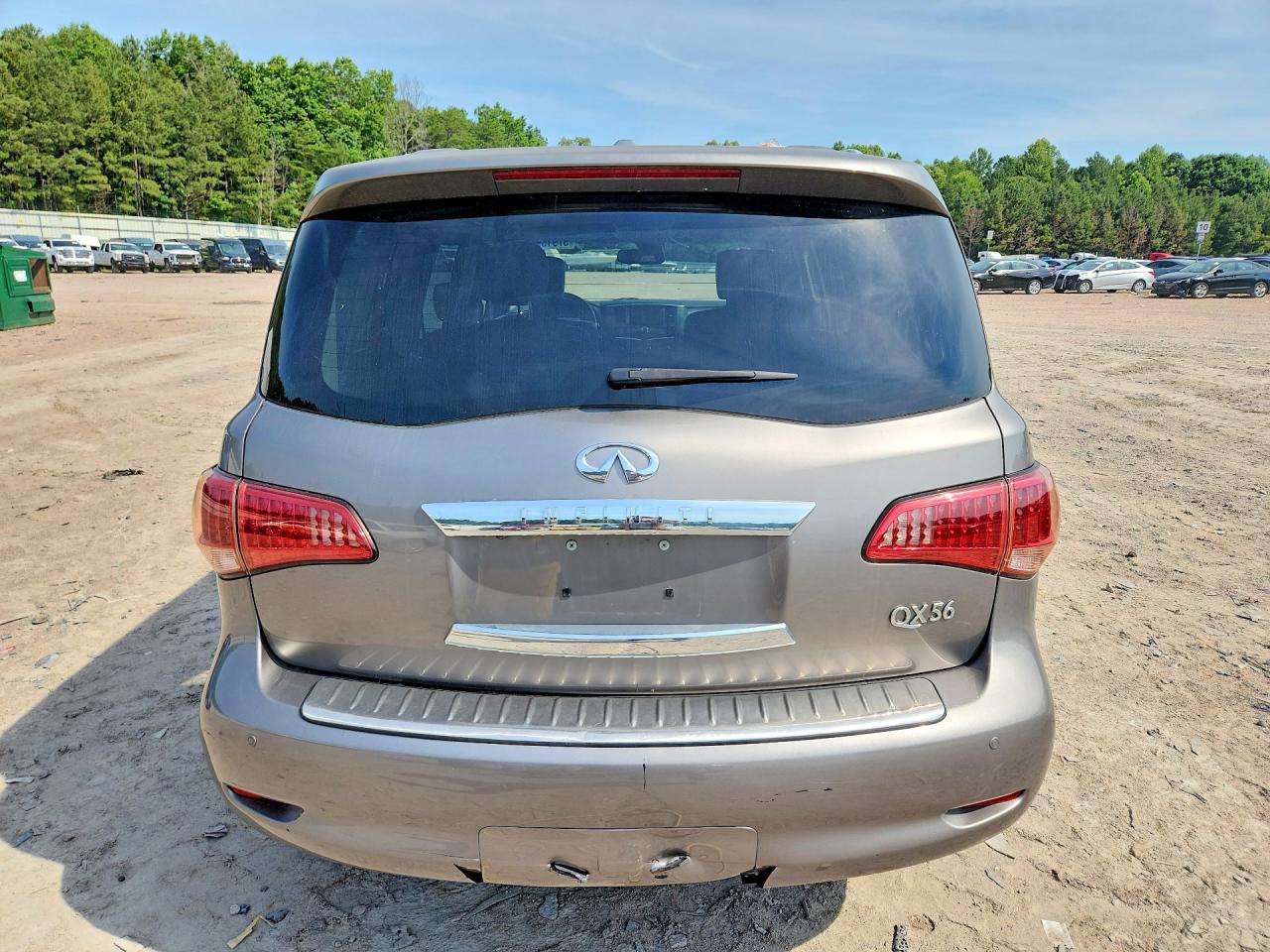 2013 Infiniti Qx56 Base Burgundy vin: JN8AZ2NE9D9041369