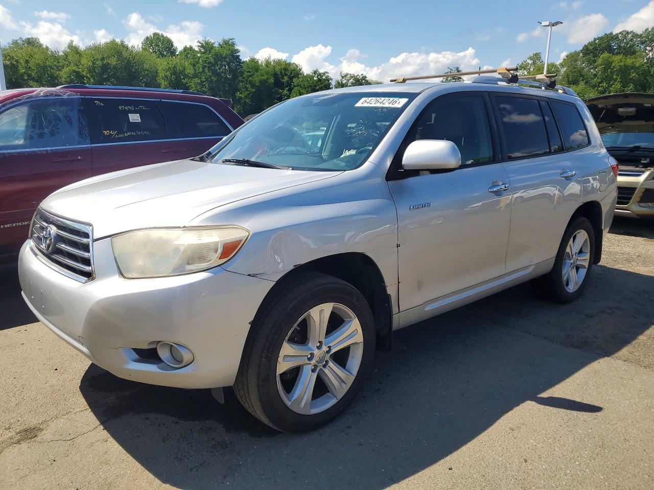 2010 Toyota Highlander Limited Silver vin: JTEDK3EH6A2167461