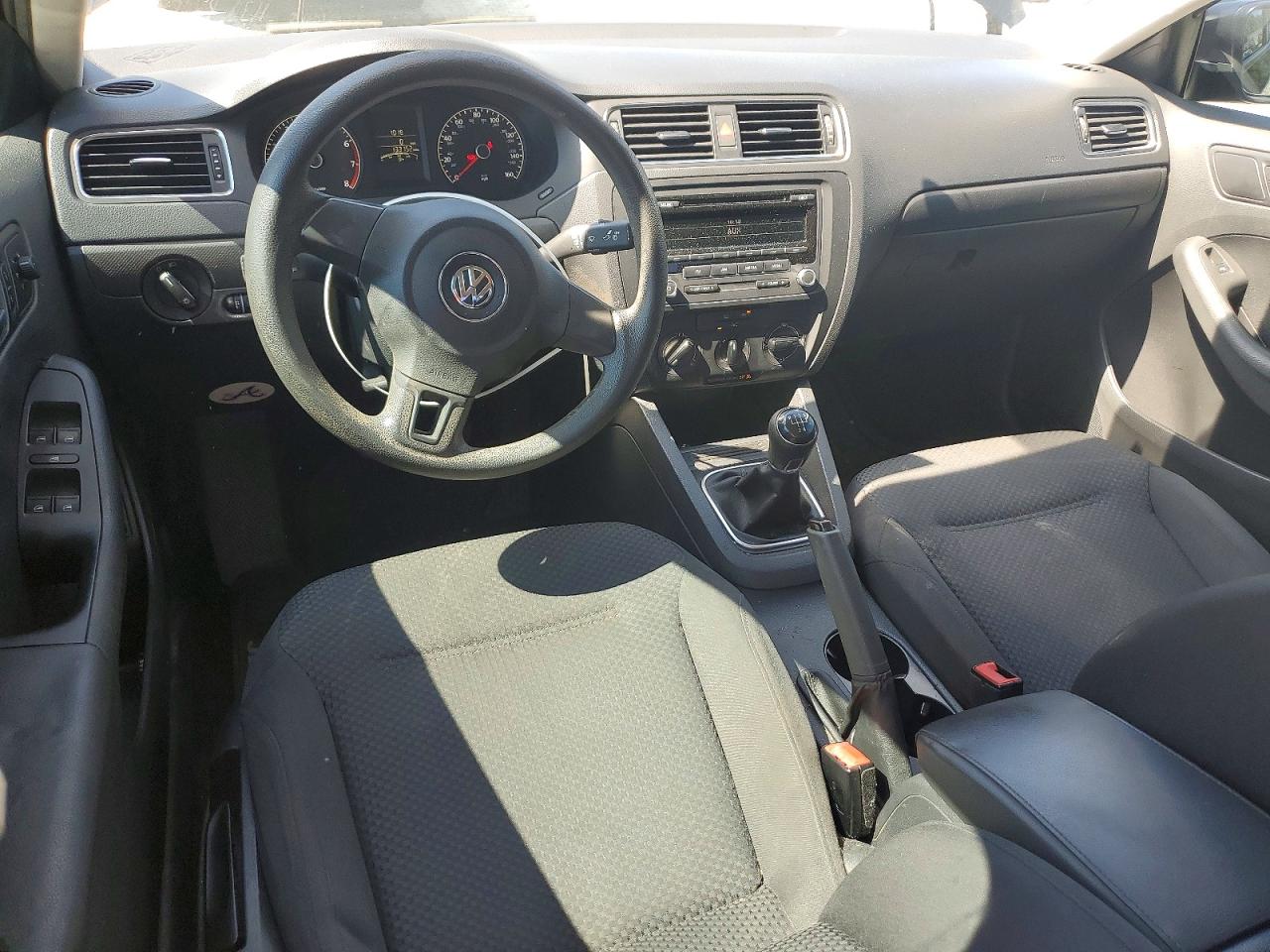 2014 Volkswagen Jetta Base Black vin: 3VW1K7AJ2EM368521