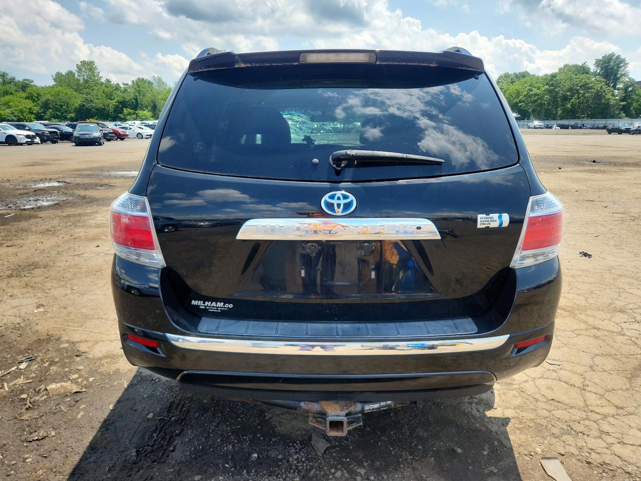 2012 Toyota Highlander Hybrid Black vin: JTEBC3EH1C2009911