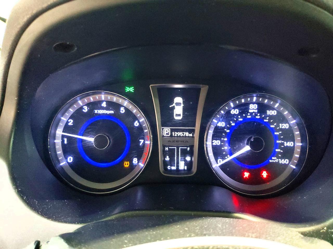 2014 Hyundai Azera Белый vin: KMHFG4JGXEA350872