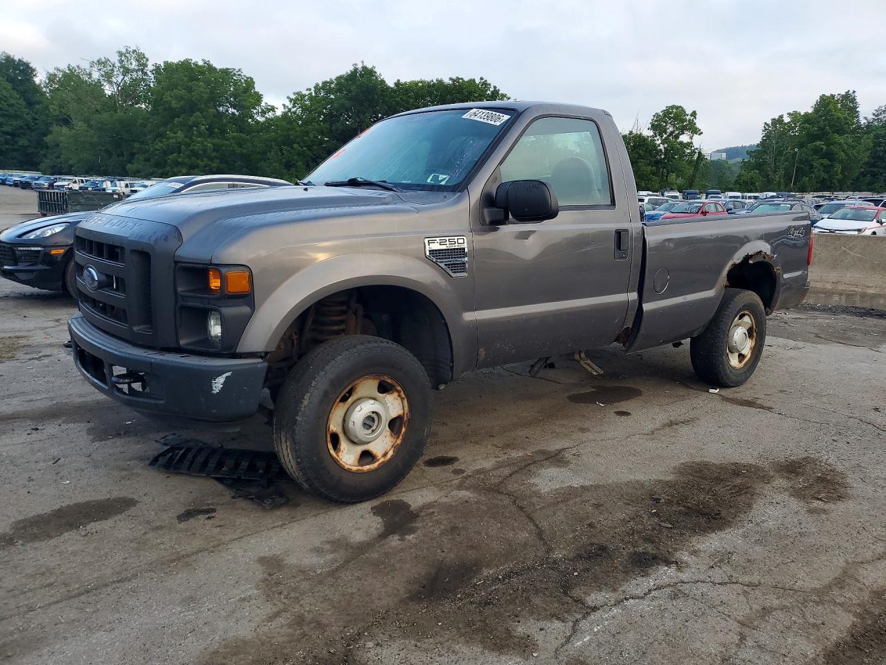 2008 Ford F250 Super Duty Gray vin: 1FTNF21558EA01847