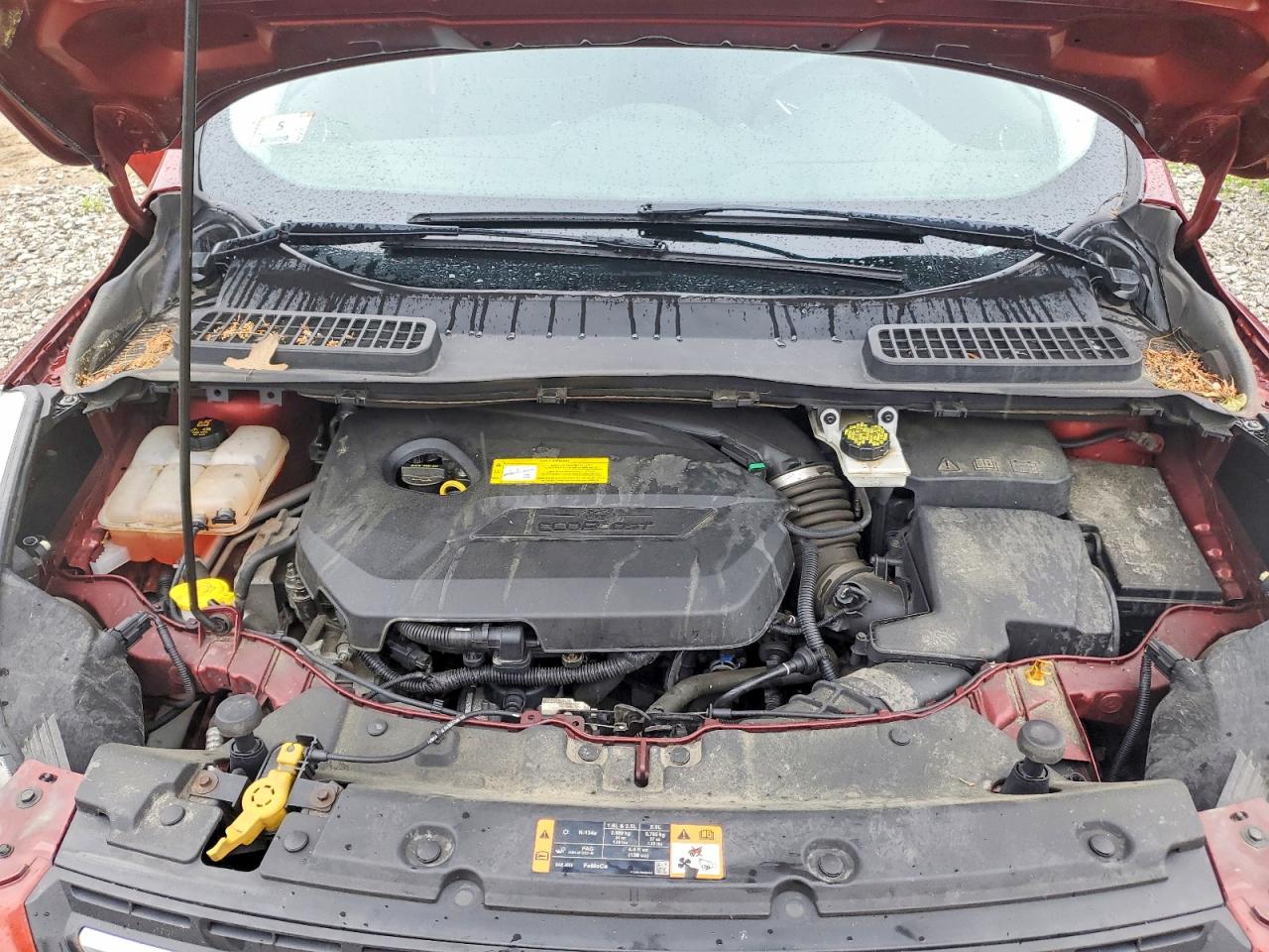 2015 Ford Escape Se Red vin: 1FMCU9GX5FUC84912
