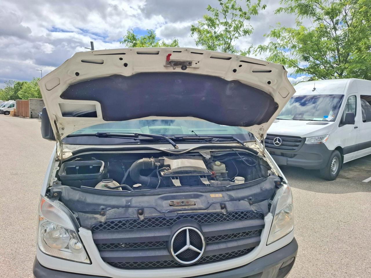 2012 Mercedes-benz Sprinter 2500 White vin: WD3BE7CC6C5703967