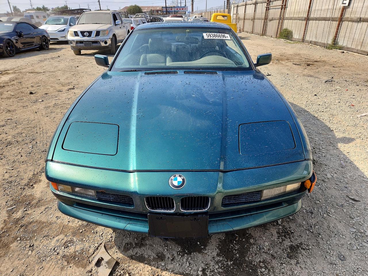 1992 Bmw 850 I Automatic Зеленый vin: WBAEG2318NCB74213