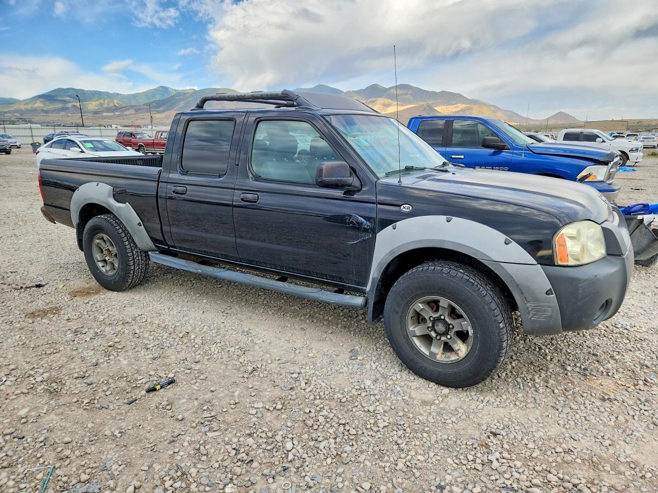 2002 Nissan Frontier Xe-v6 Black vin: 1N6ED29X42C366855
