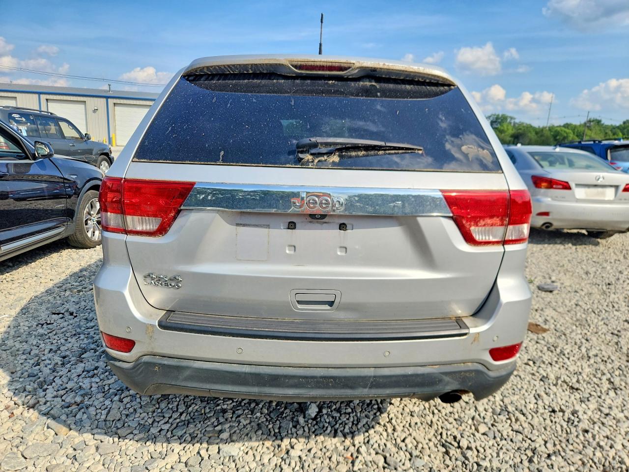 2012 Jeep Grand Cherokee Laredo Silver vin: 1C4RJFAGXCC123908