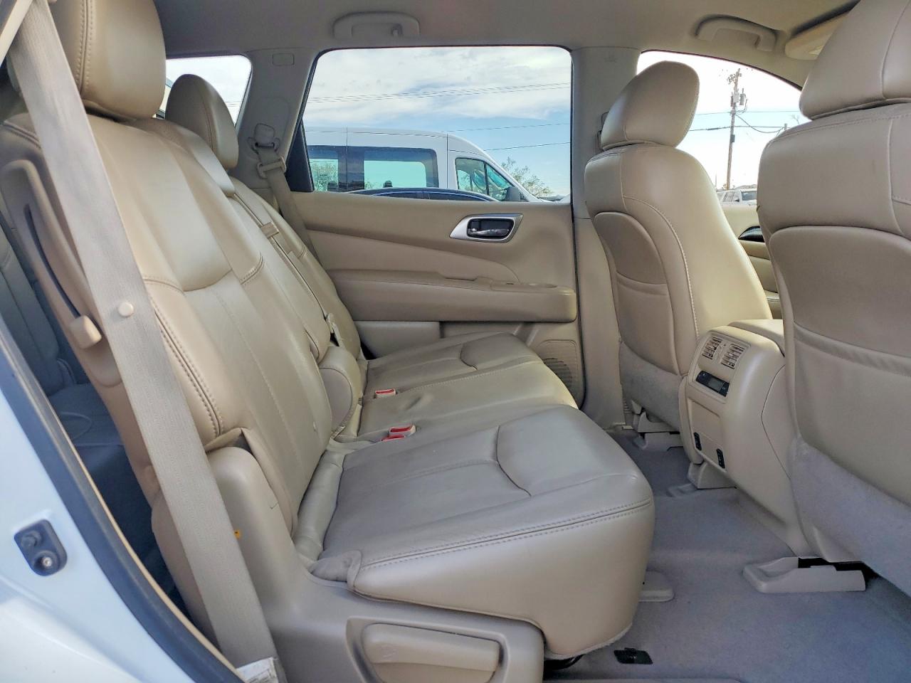 2014 Nissan Pathfinder Sl White vin: 5N1AR2MN4EC637700