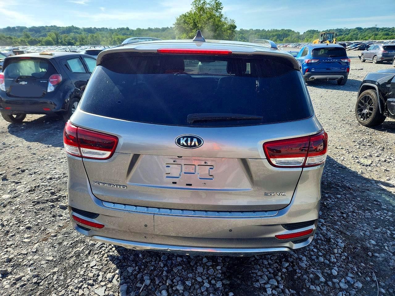 2017 Kia Sorento Sx V6 Gray vin: 5XYPK4A54HG251166