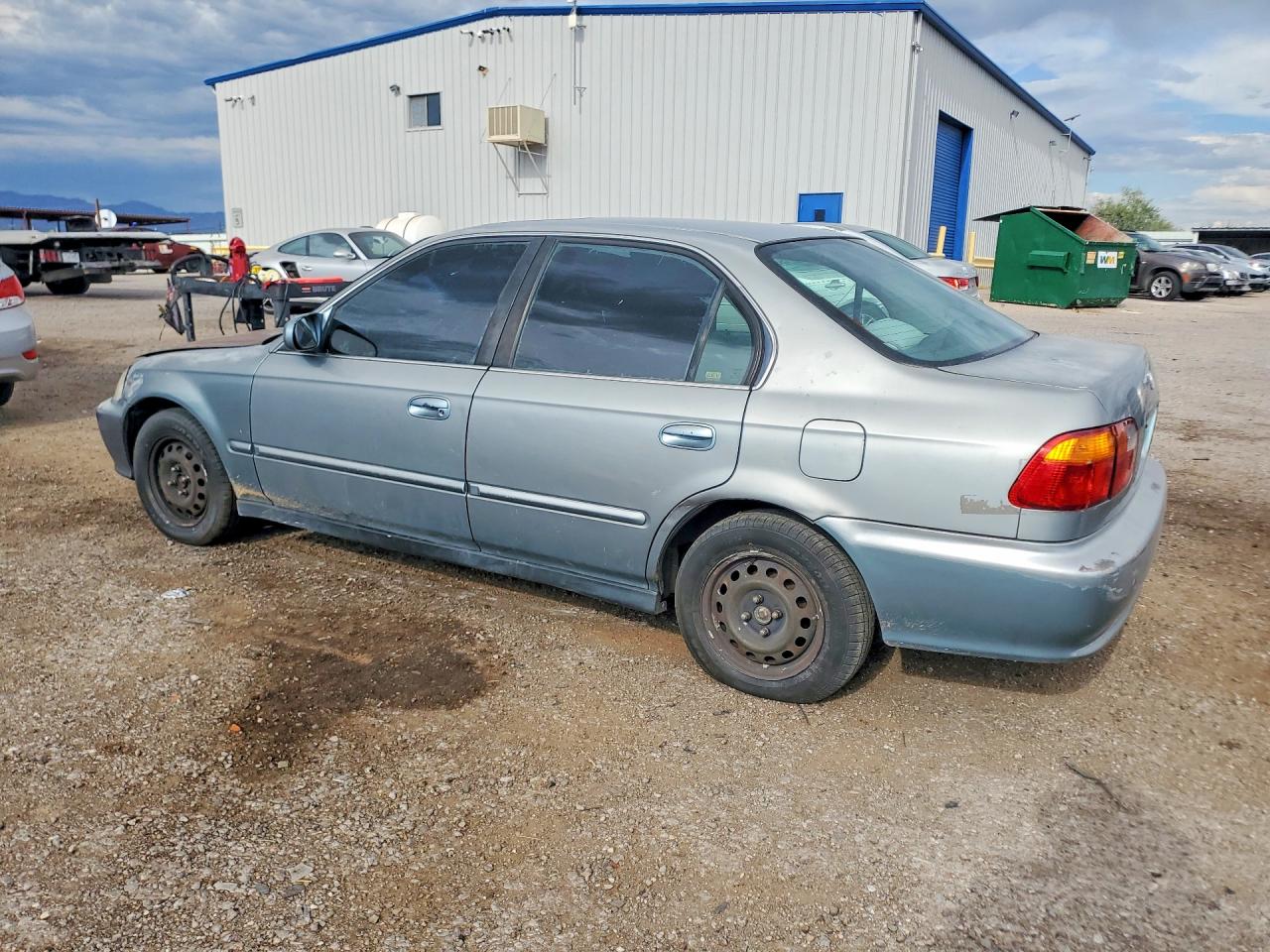 1999 Honda Civic Ex Gray vin: 2HGEJ8645XH526613