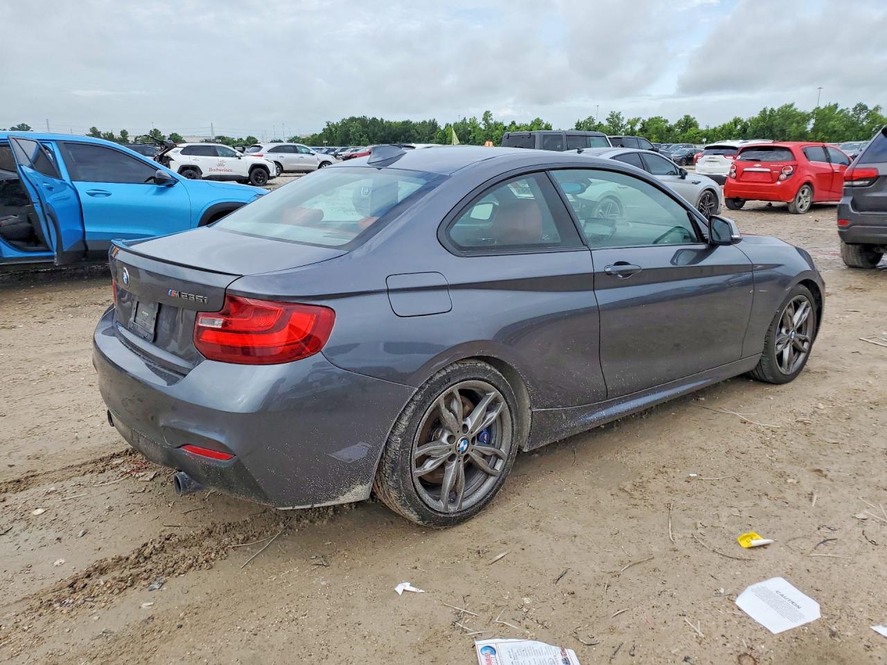 2015 Bmw M235i Gray vin: WBA1J7C57FV289078