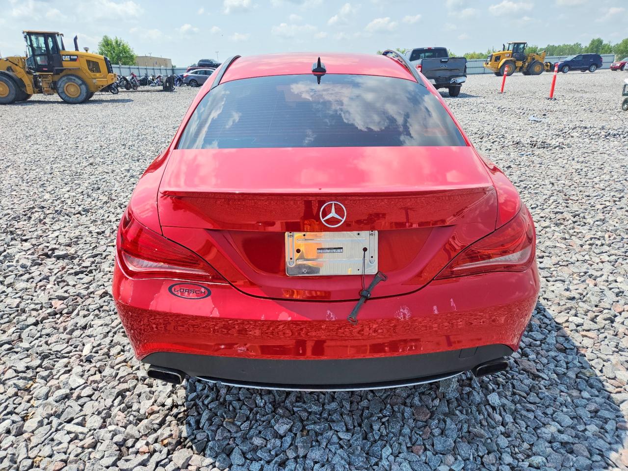 2014 Mercedes-benz Cla 250 4matic Red vin: WDDSJ4GB8EN120097