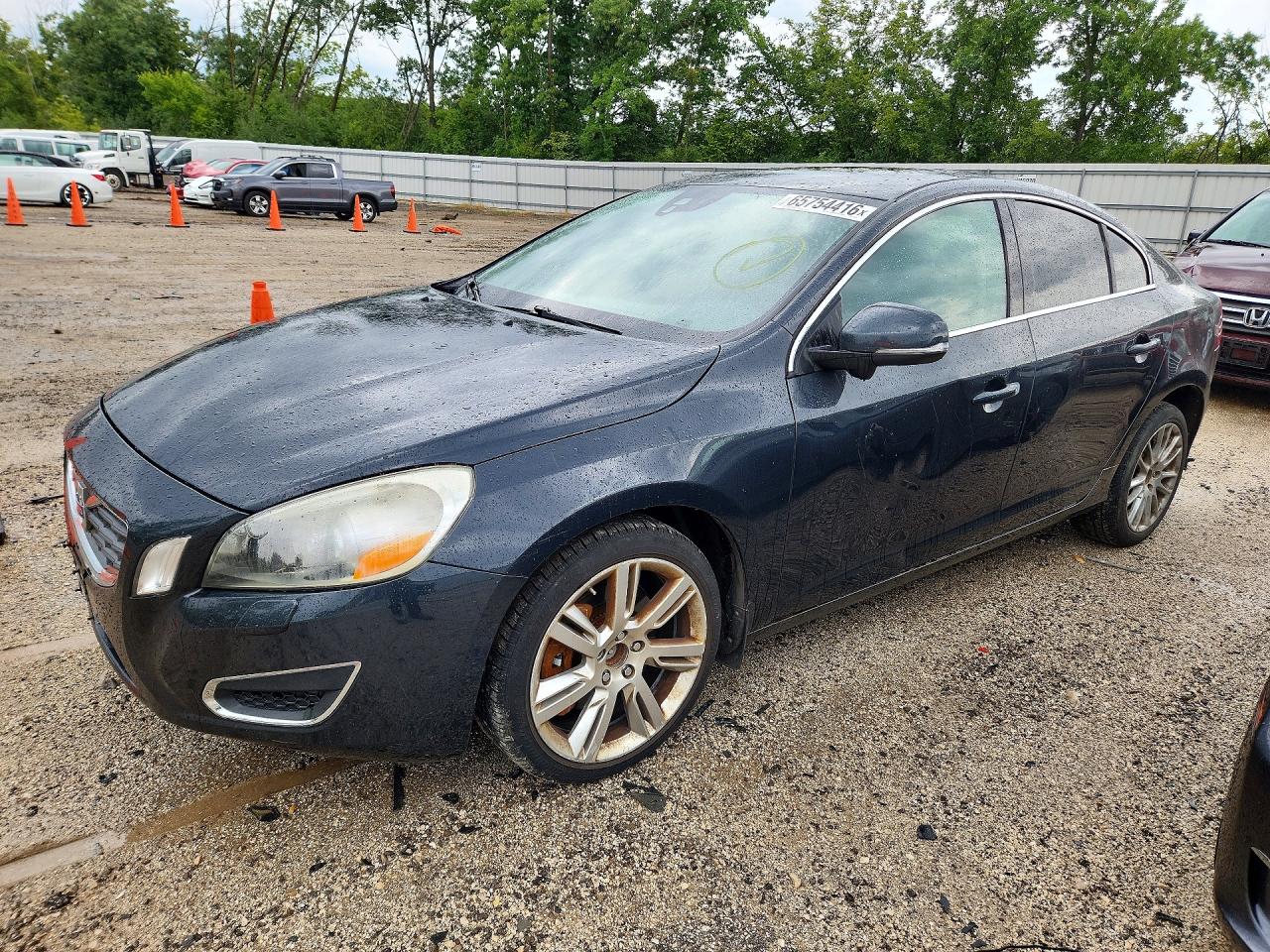 2012 Volvo S60 T6 Gray vin: YV1902FH9C2113058