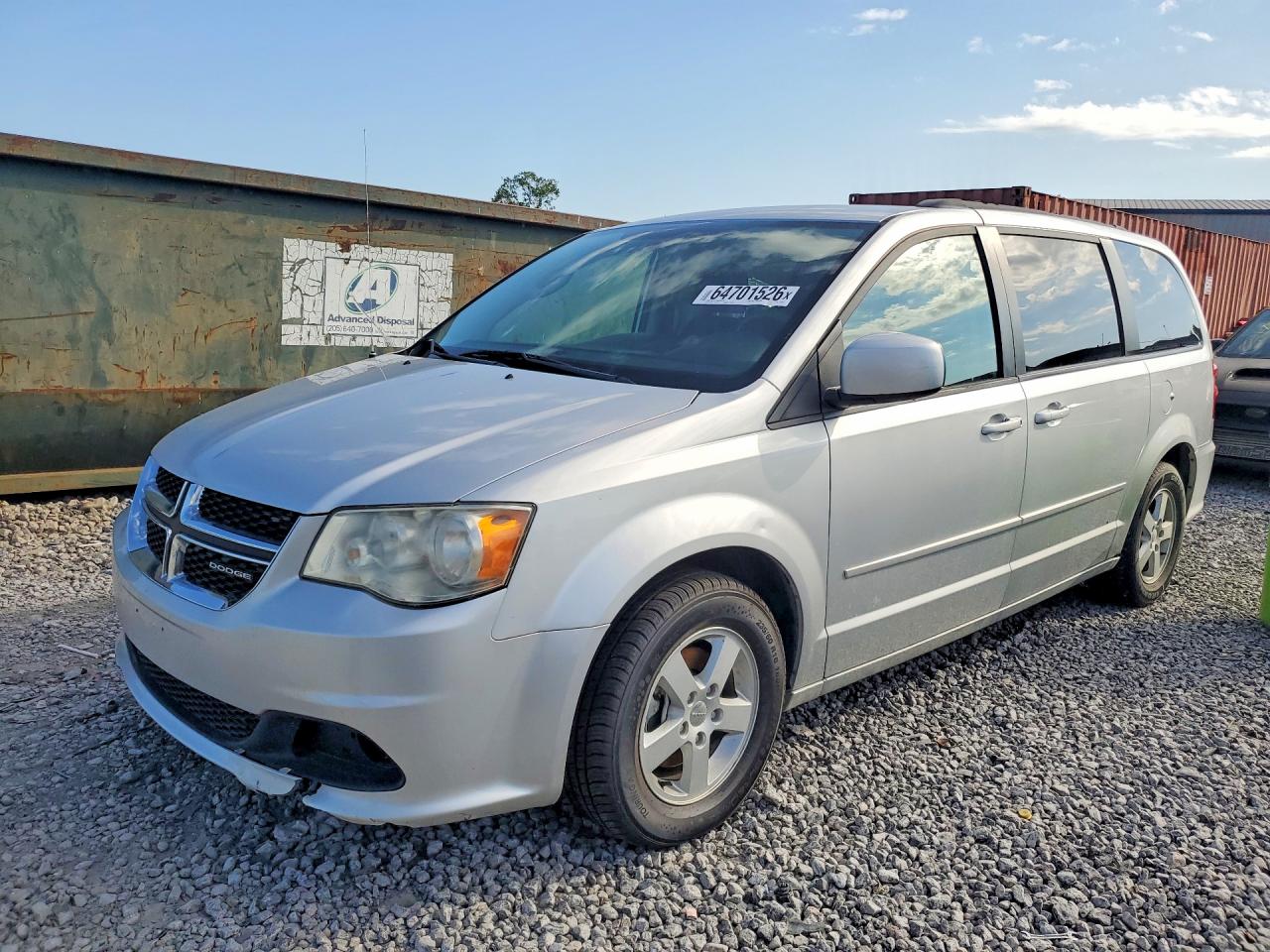 2011 Dodge Grand Caravan Mainstreet Silver vin: 2D4RN3DG6BR728645