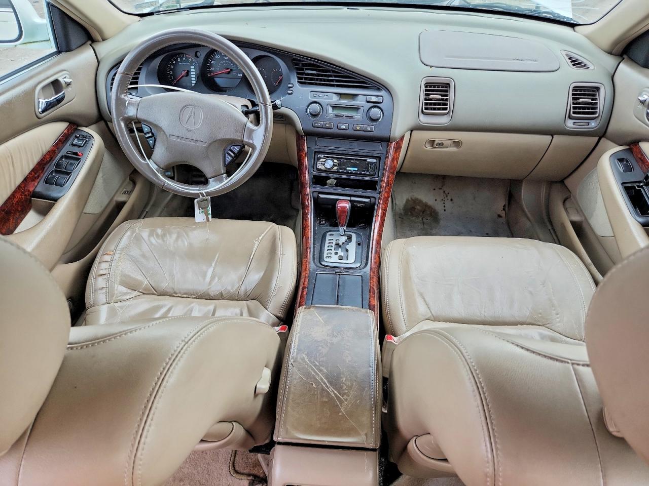 2001 Acura 3.2tl White vin: 19UUA56691A027895