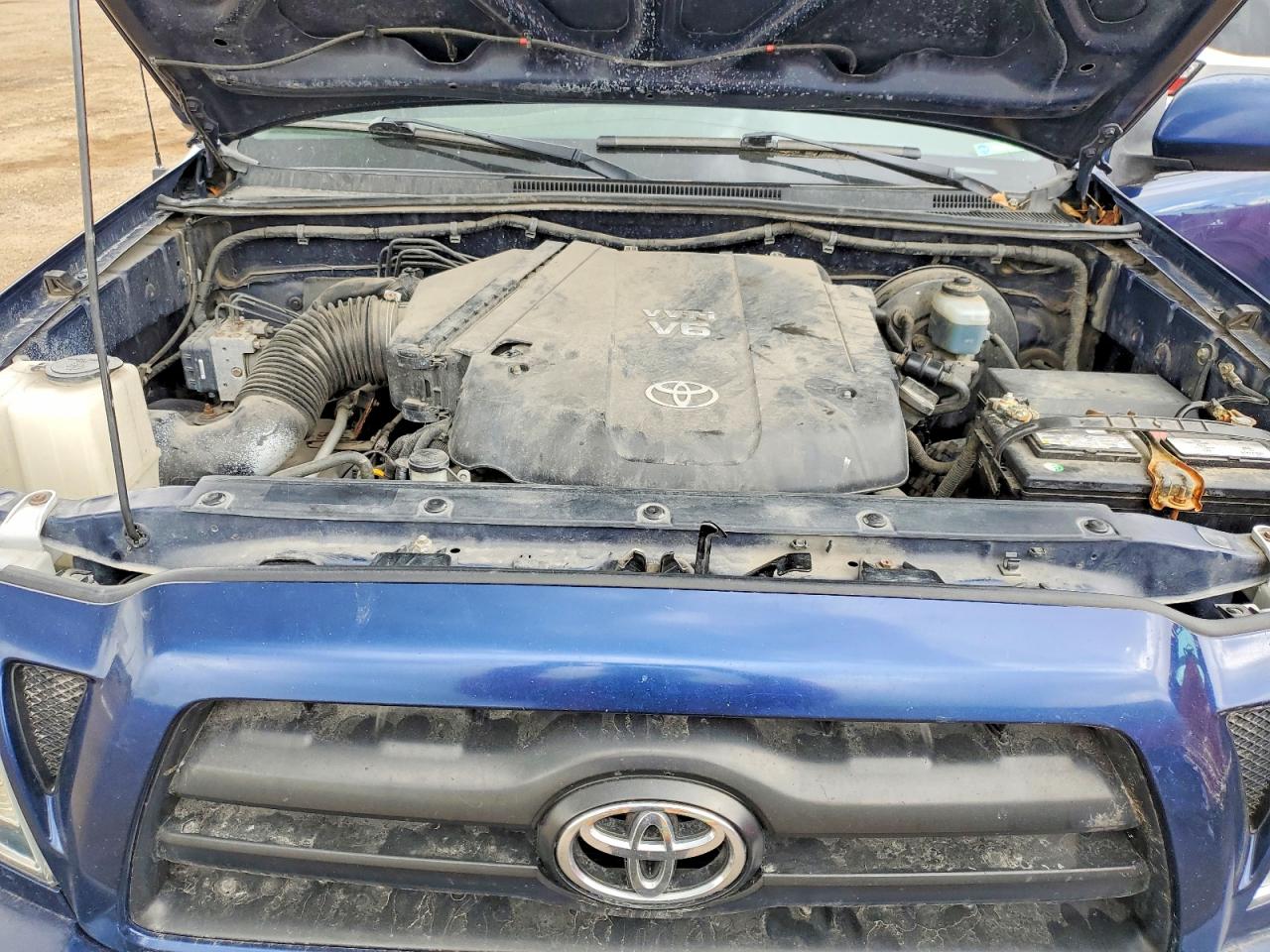 2007 Toyota Tacoma Double Cab Long Bed Blue vin: 5TEMU52N97Z325073