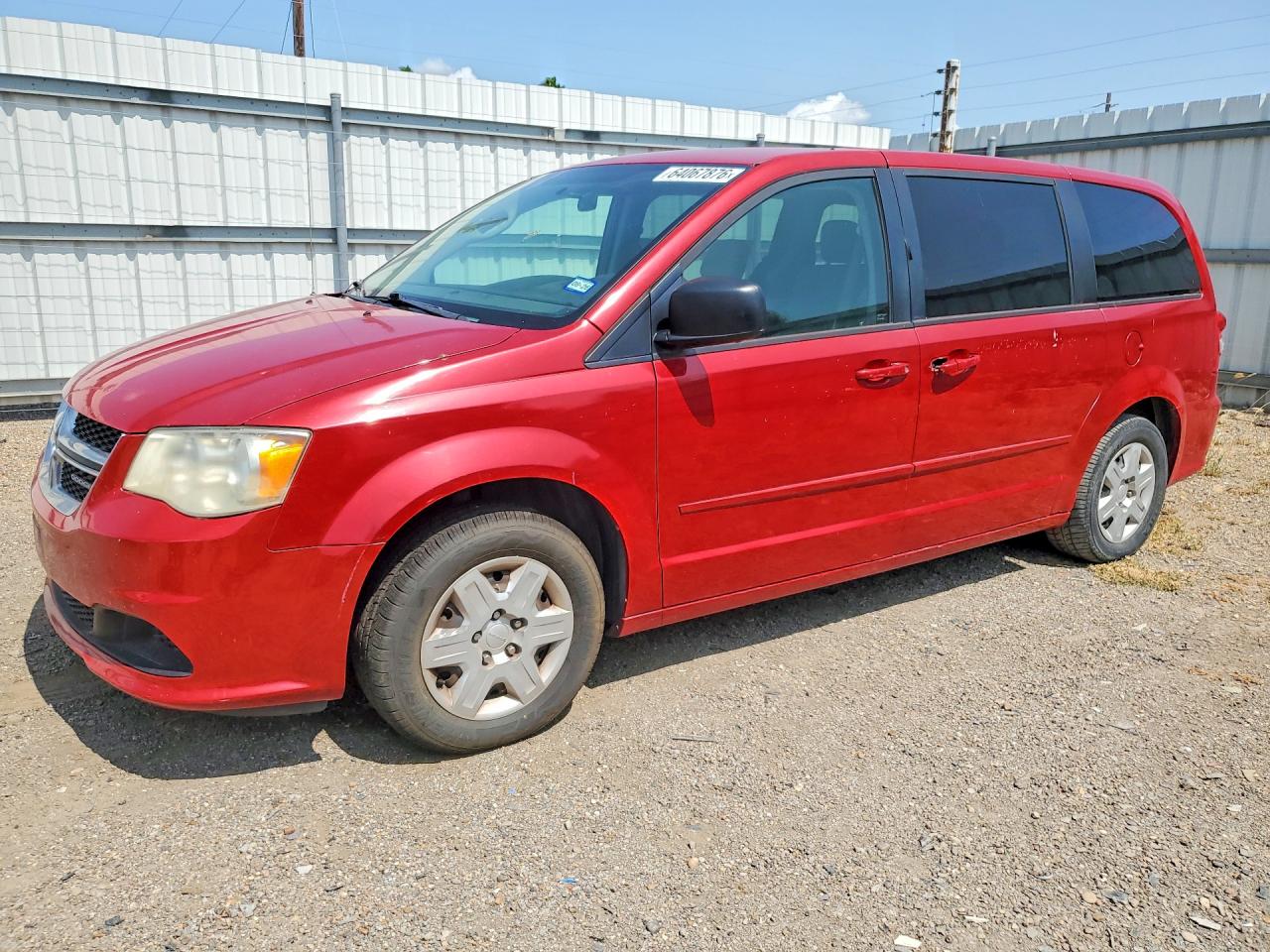 2012 Dodge Grand Caravan Se Red vin: 2C4RDGBG2CR195012