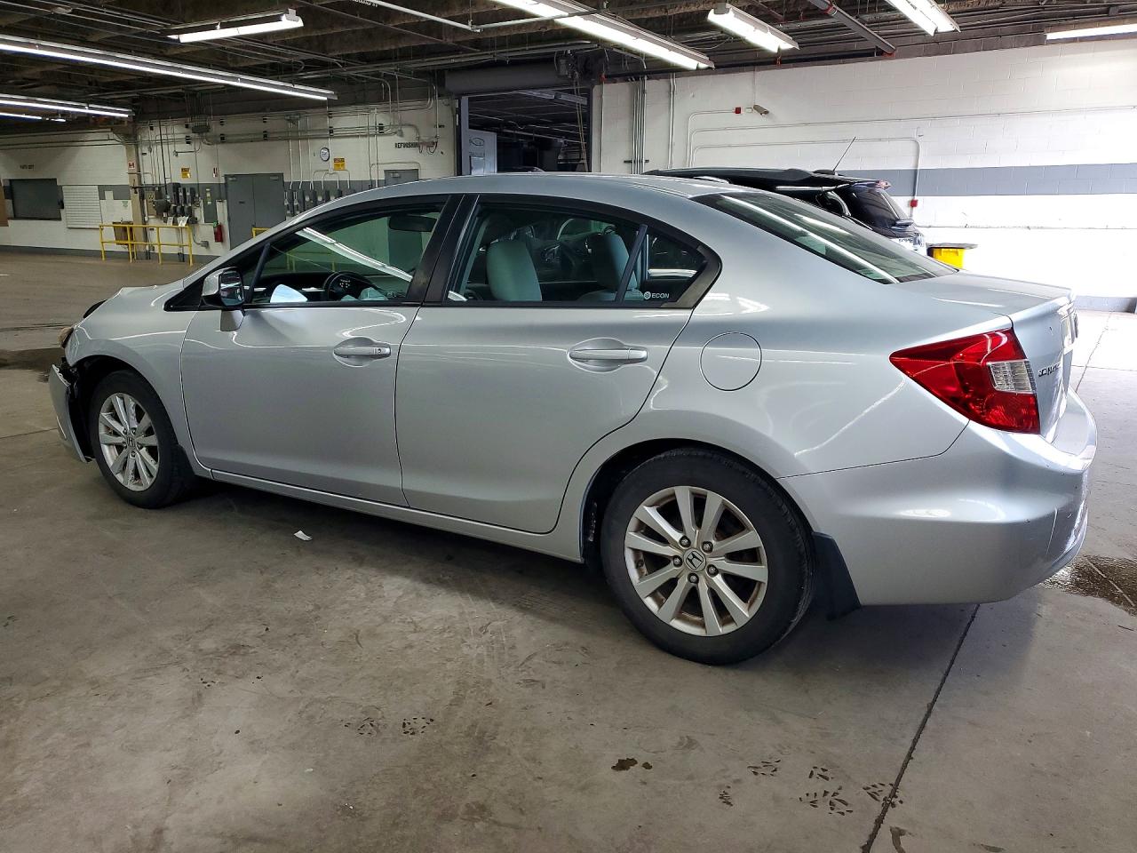 2012 Honda Civic Ex Silver vin: 2HGFB2F81CH519752