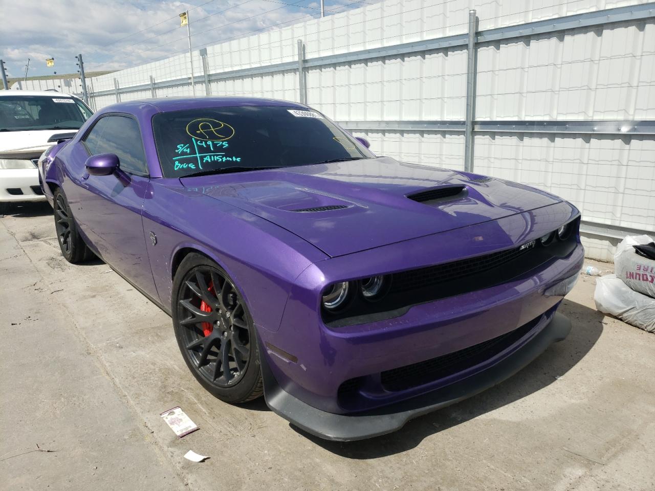 Цена и история 2016 Dodge Challenger Srt Hellcat 6.2l 8 vin