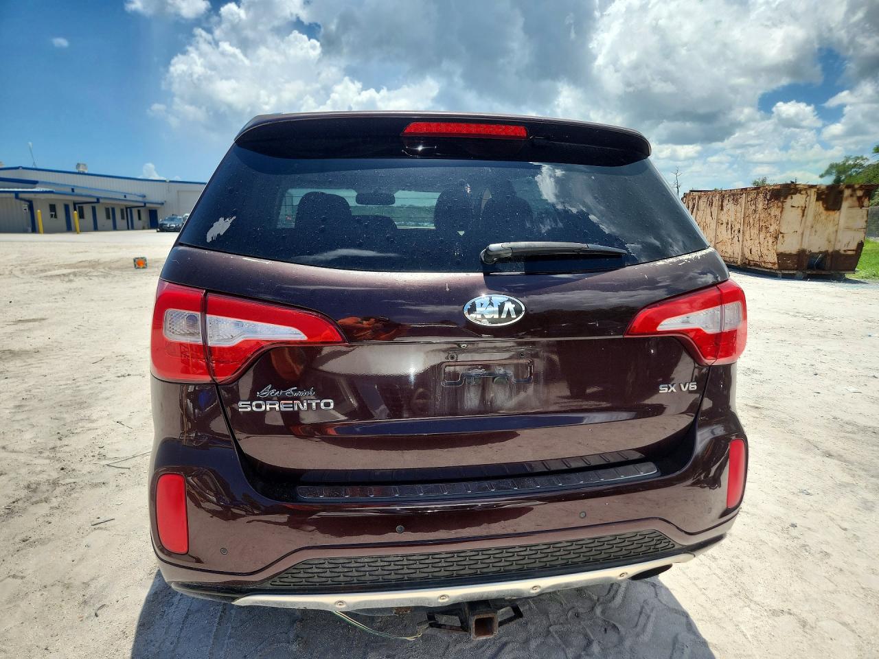 2015 Kia Sorento Sx Maroon vin: 5XYKW4A76FG649461