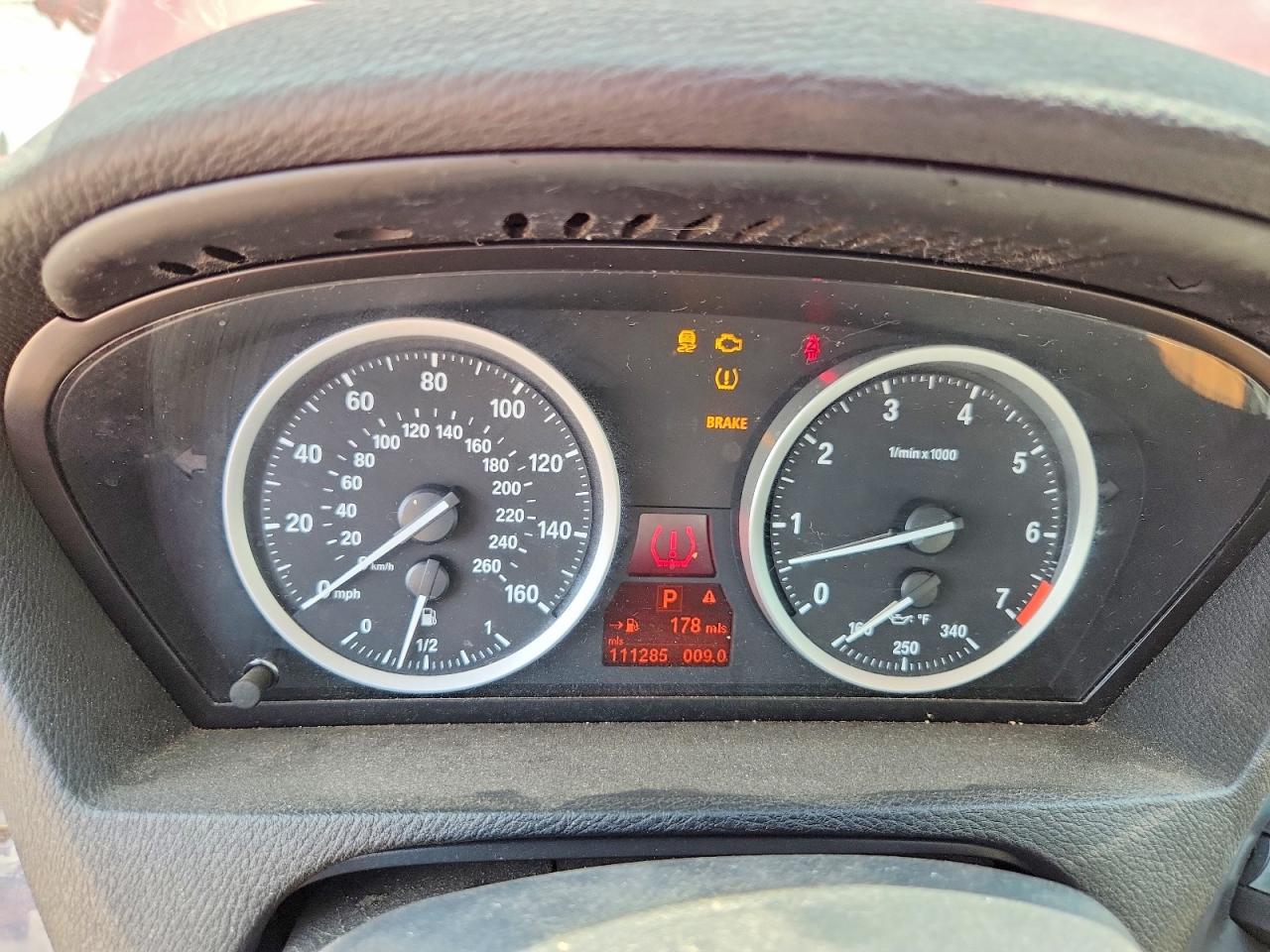 2010 Bmw X6 Xdrive50i Red vin: 5UXFG8C59ALZ94335