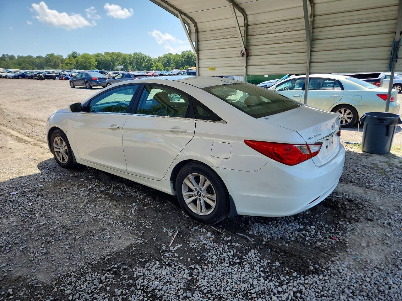 2013 Hyundai Sonata Gls White vin: 5NPEB4AC9DH623920