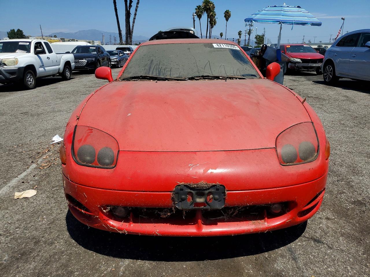 1995 Mitsubishi 3000 Gt Red vin: JA3AM84J6SY002705