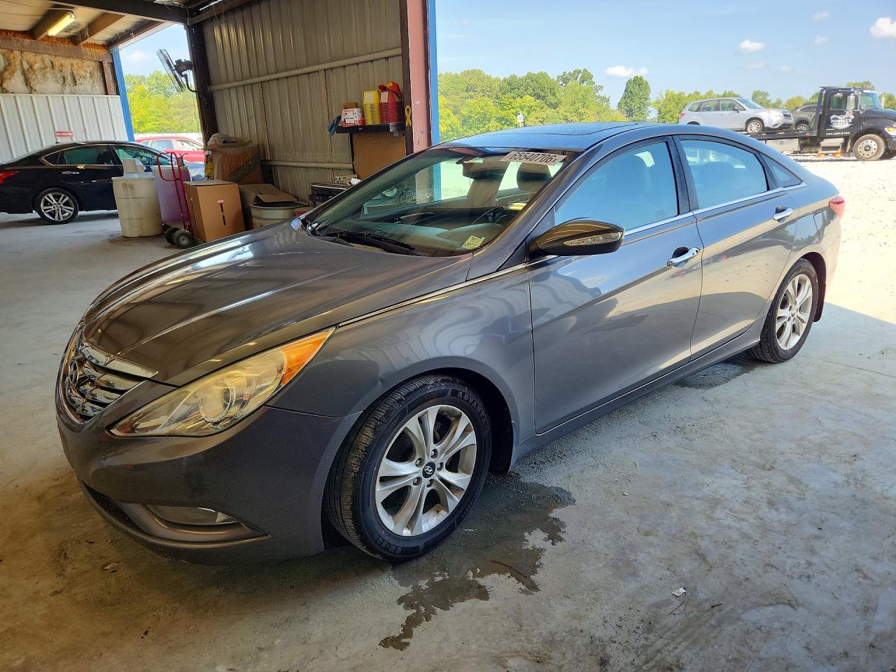 2013 Hyundai Sonata Limited Gray vin: 5NPEC4AC1DH785974