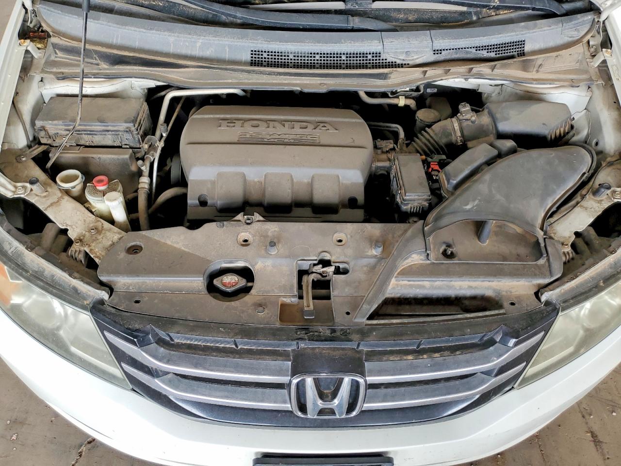 2014 Honda Odyssey Exl White vin: 5FNRL5H60EB004711